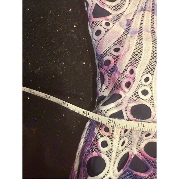 Elliatt Kaitlyn Floral Lace Maxi Dress- Multi Purple Wedding Guest size S NWT - Picture 8 of 8